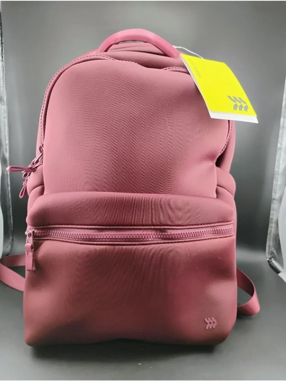 All In Motion Backpack Burgundy Durable Spacious Multi-Compartment Design New